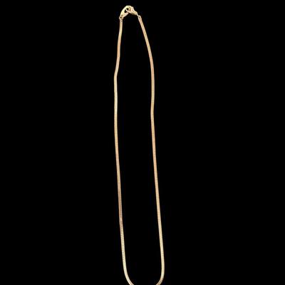 Sale Photo Thumbnail #413: Snake And Herringbone Chains  Set of 3