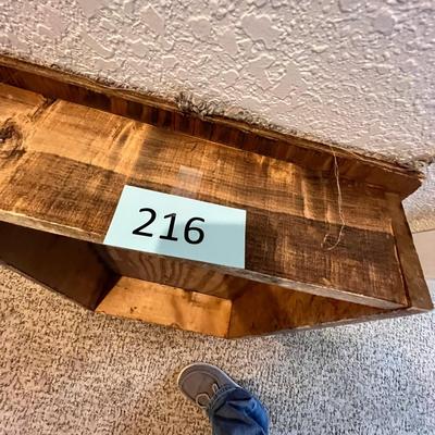 Lot 216 Wood step stool