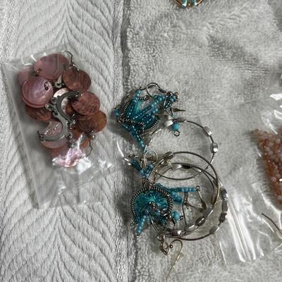 Lot 220 Costume Jewelry Earrings