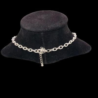 Sale Photo Thumbnail #424: Style & Co. Mixed Blue Stones and Silver Color Bid Statement Necklace