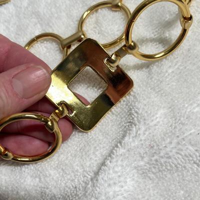 Lot 228 Gold tone belt