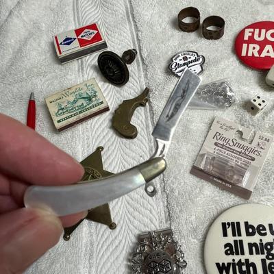 Lot 238 Junk drawer treasures