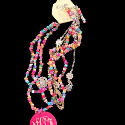 Sale Photo Thumbnail #451: Assortment of 6 colorful necklaces