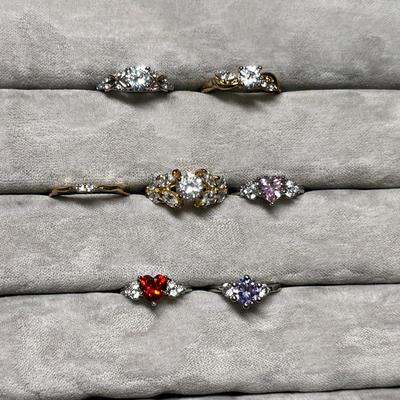 Lot 248 Costume Jewelry rings #2