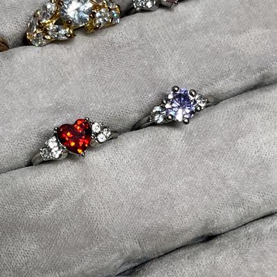 Lot 248 Costume Jewelry rings #2