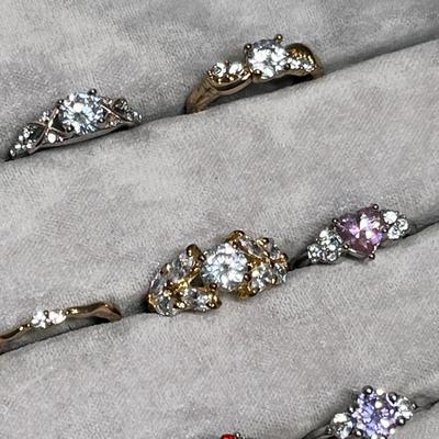 Lot 248 Costume Jewelry rings #2