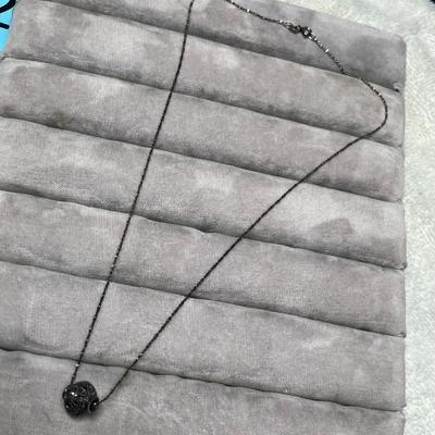 Lot 252 Marcasite ball Sterling necklace.