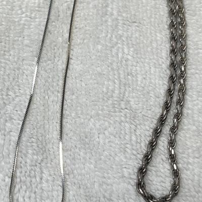 Lot 257 Sterling Chains