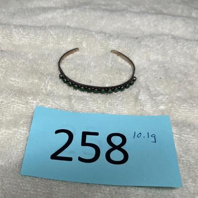Lot 258 NA Turquoise petit point bracelet