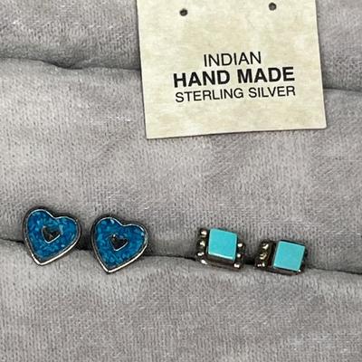 Lot 261 NA sterling Earrings