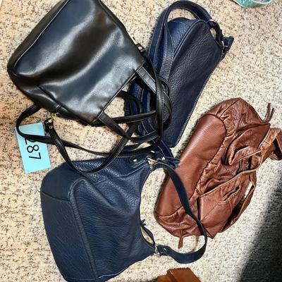 Lot 287 Lot of 4 purses