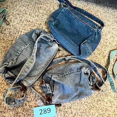 Lot 289 Denim Purses