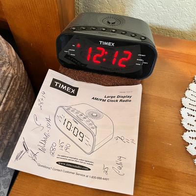 Lot 295 Timex alarm clock
