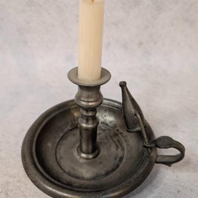 Sale Photo Thumbnail #201: Pewter Lot- 25 Total pieces