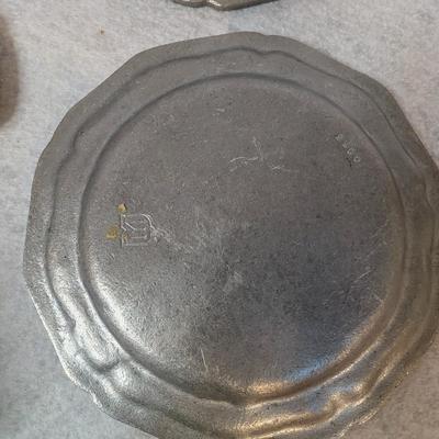 Sale Photo Thumbnail #216: Pewter Lot- 25 Total pieces