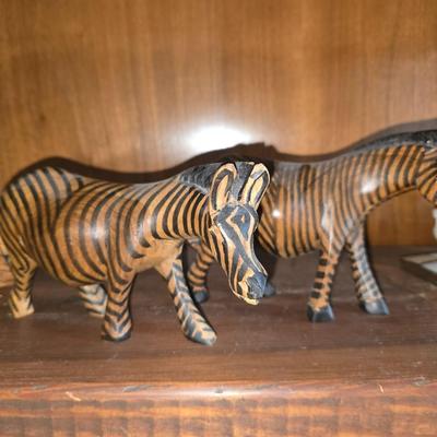 Zebras wooden