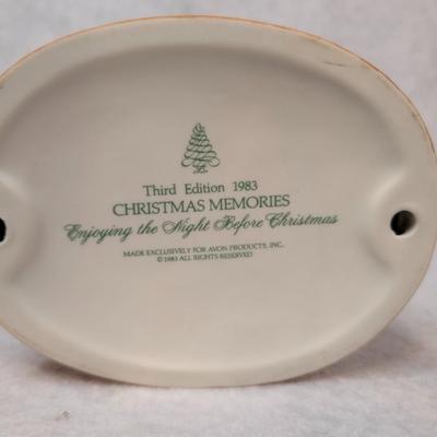 Sale Photo Thumbnail #231: Avon Third Edition 1983 "Enjoying The Night Before Christmas"
Christmas Memories 
5.5x6x4