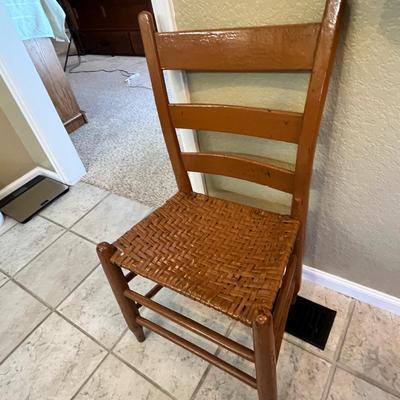 Lot 329 Antique Chair, painted