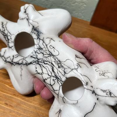 Lot 337 Lizard w/ horsehair finish