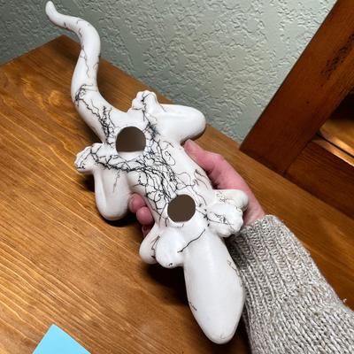 Lot 337 Lizard w/ horsehair finish