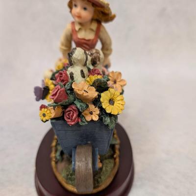 Sale Photo Thumbnail #258: Vintage Montefiori Collection Figurine - Girl with Flower Cart
7x5