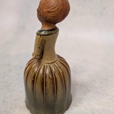 Sale Photo Thumbnail #281: Vintage UCTCI Bell figurine 
woman shaped bell 
6x3