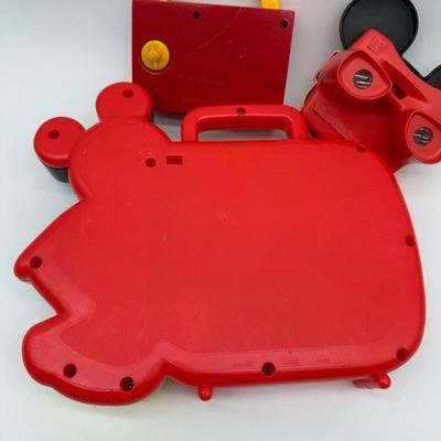 Vintage Disney Mickey Mouse Preschool Toy Lot – Radio Clock, View-Master & Activity Toy