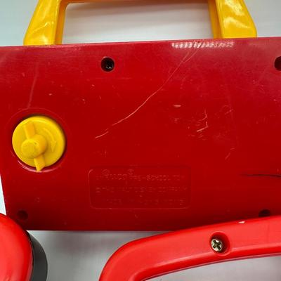 Vintage Disney Mickey Mouse Preschool Toy Lot – Radio Clock, View-Master & Activity Toy