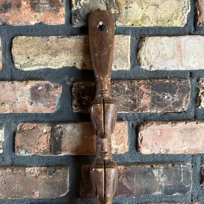 Oversized Hand-Carved Wooden Spoon & Fork Wall Décor – Folk Art, “Communal Cooking Paddle” Style (3–4 Ft)