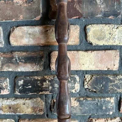 Oversized Hand-Carved Wooden Spoon & Fork Wall Décor – Folk Art, “Communal Cooking Paddle” Style (3–4 Ft)