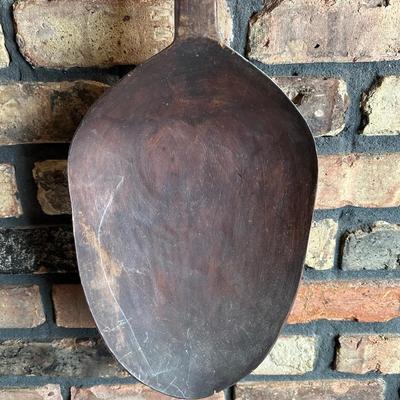 Oversized Hand-Carved Wooden Spoon & Fork Wall Décor – Folk Art, “Communal Cooking Paddle” Style (3–4 Ft)