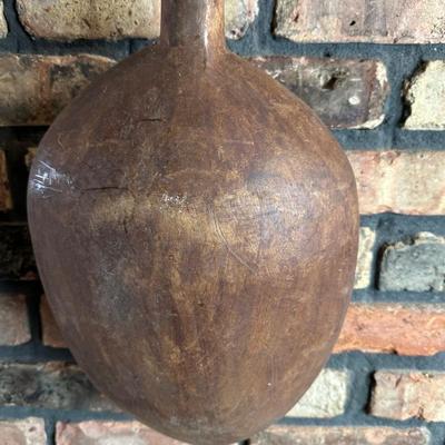 Oversized Hand-Carved Wooden Spoon & Fork Wall Décor – Folk Art, “Communal Cooking Paddle” Style (3–4 Ft)