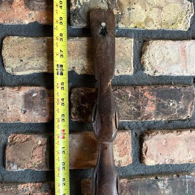 Oversized Hand-Carved Wooden Spoon & Fork Wall Décor – Folk Art, “Communal Cooking Paddle” Style (3–4 Ft)