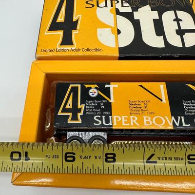 Pittsburgh Steelers “Super Bowl Champions” Diecast Tractor Trailer