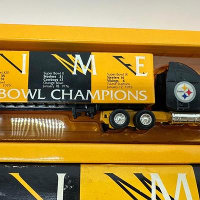 Pittsburgh Steelers “Super Bowl Champions” Diecast Tractor Trailer