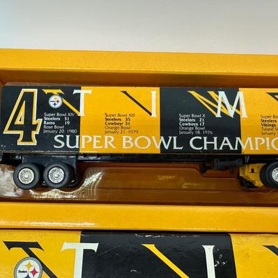 Pittsburgh Steelers “Super Bowl Champions” Diecast Tractor Trailer