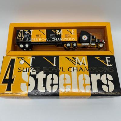 Pittsburgh Steelers “Super Bowl Champions” Diecast Tractor Trailer