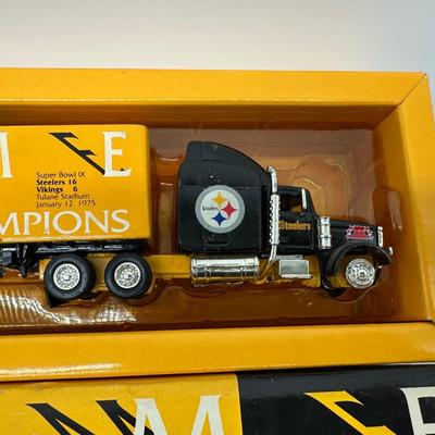 Pittsburgh Steelers “Super Bowl Champions” Diecast Tractor Trailer