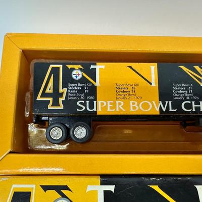 Pittsburgh Steelers “Super Bowl Champions” Diecast Tractor Trailer