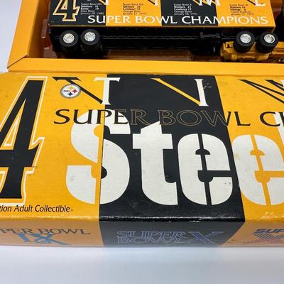 Pittsburgh Steelers “Super Bowl Champions” Diecast Tractor Trailer