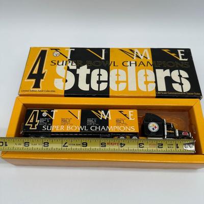 Pittsburgh Steelers “Super Bowl Champions” Diecast Tractor Trailer