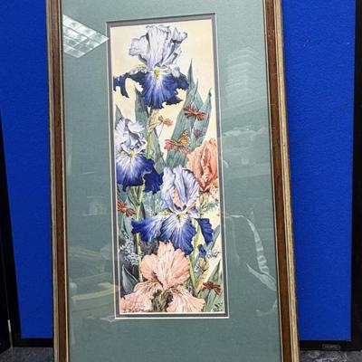 Sale Photo Thumbnail #400: Giclee print  232/500 by B Mellblom
framed and matted, lovely condition
Local pickup 
13 x 25 inches