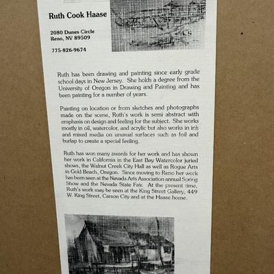 Sale Photo Thumbnail #404: Mixed media art, this artist is frequently featured in galleries and juried art shows.