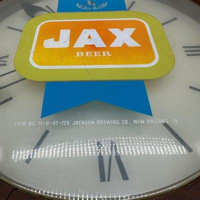 Vintage Jax Beer Wall Clock – Jackson Brewing Co., New Orleans (Works, Non-Lighted)