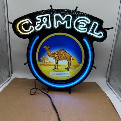 Large Camel Cigarettes Neon Sign – Fallon Neon, UL Listed (Desert Camel Design)