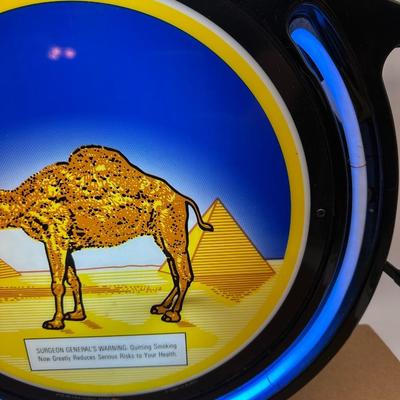 Large Camel Cigarettes Neon Sign – Fallon Neon, UL Listed (Desert Camel Design)