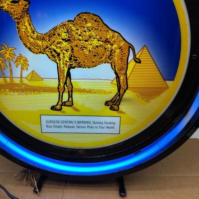 Large Camel Cigarettes Neon Sign – Fallon Neon, UL Listed (Desert Camel Design)