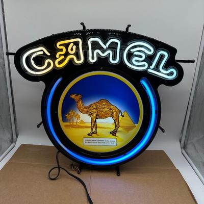 Large Camel Cigarettes Neon Sign – Fallon Neon, UL Listed (Desert Camel Design)