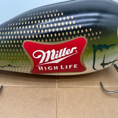 Oversized Miller High Life Fishing Lure Display – Beer Advertising / Man Cave Decor