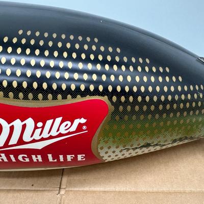 Oversized Miller High Life Fishing Lure Display – Beer Advertising / Man Cave Decor